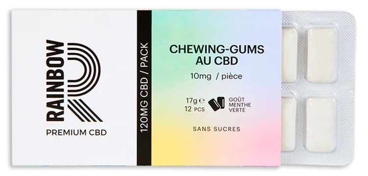 chewing gum cbd rainbow